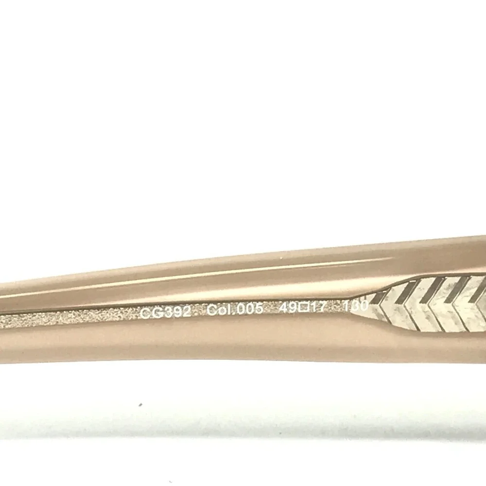 Covergirl Petite Eyeglasses Frames CG392 Col.005 Brown Round Full Rim 49-17-130